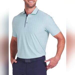 Puma Men's Jacquard Check Golf Polo - NWT